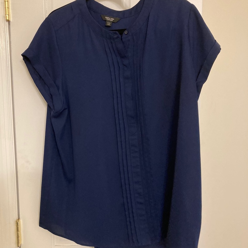 Navy Blue Simply Vera Shirt